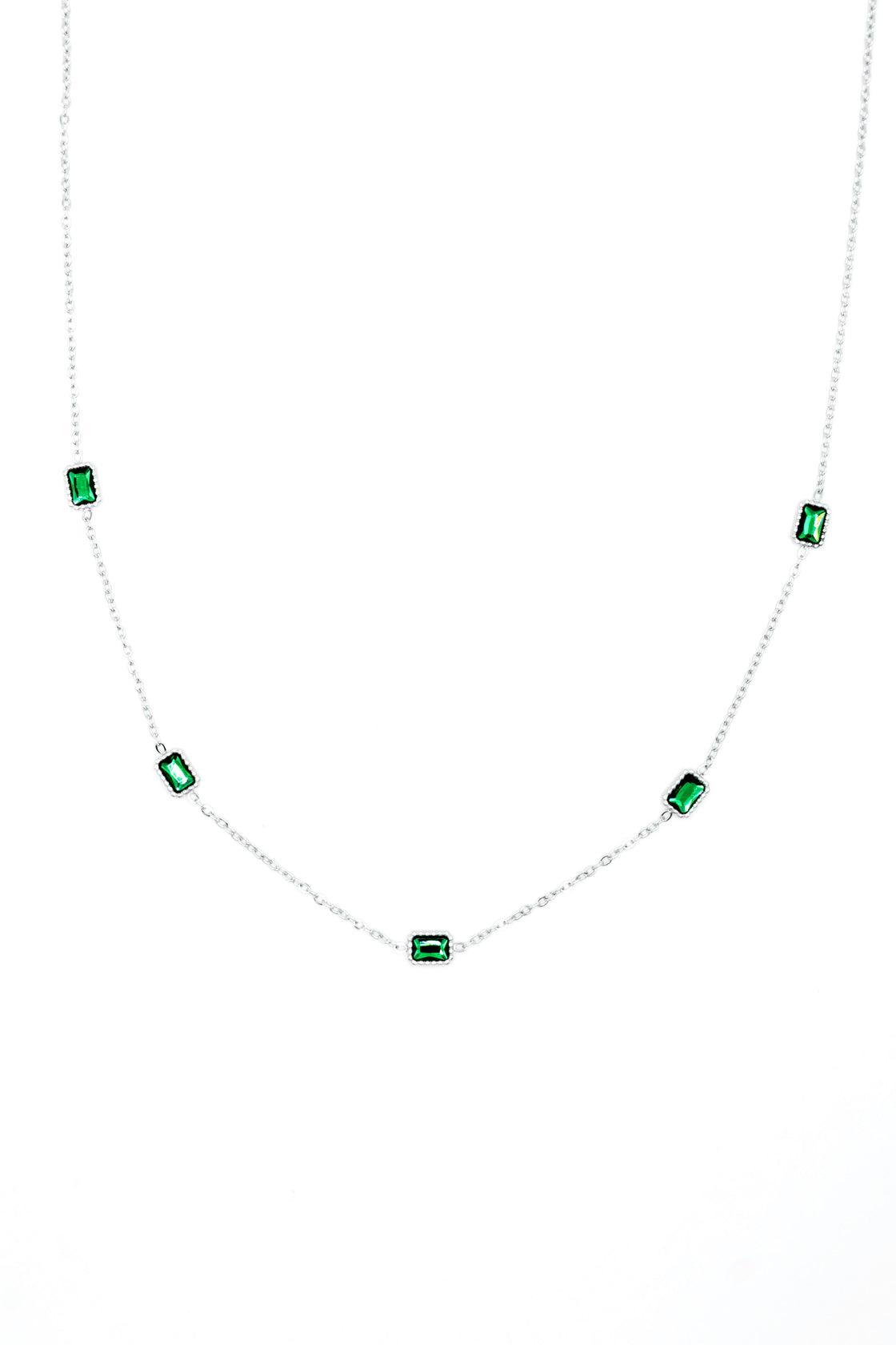 Greenstone necklace